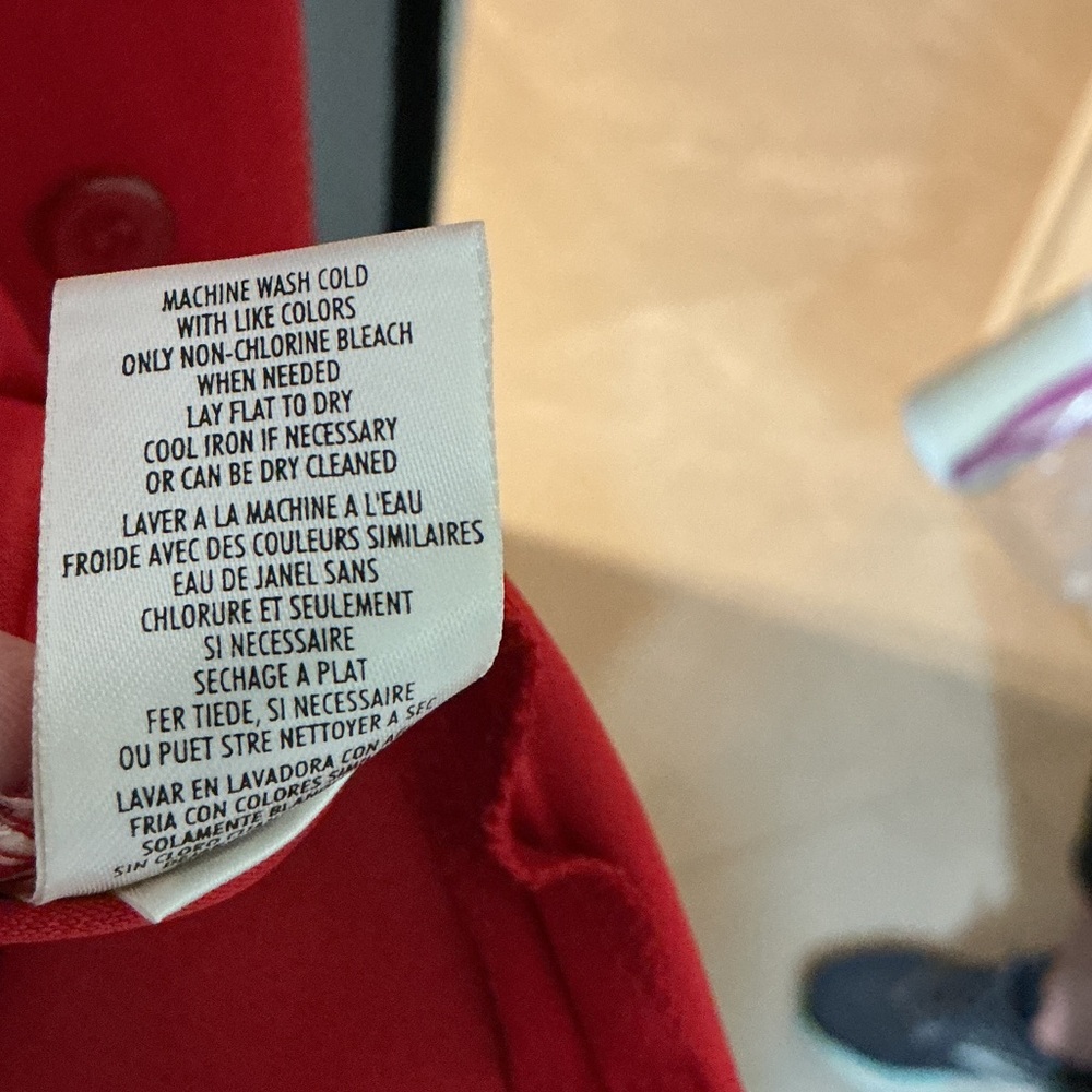 August Max Red Button Down Shirt - image 6